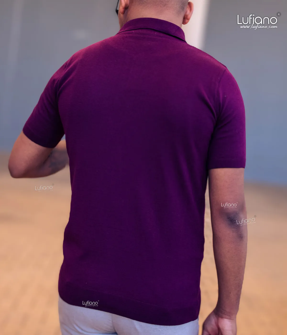 27407 BOSMENTI Top : Burgundy