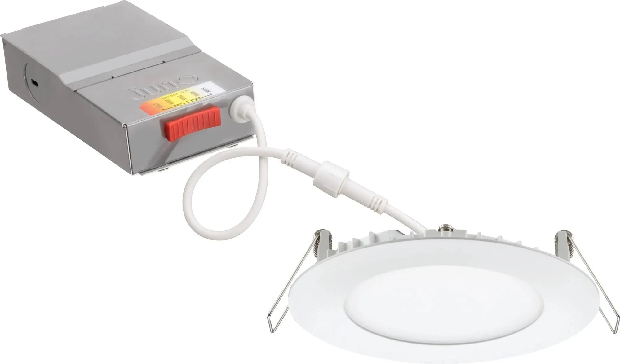 6" LED Ultra-Thin Wafer Switchable Downlight, 970 Lumens, Selectable Color Temperature