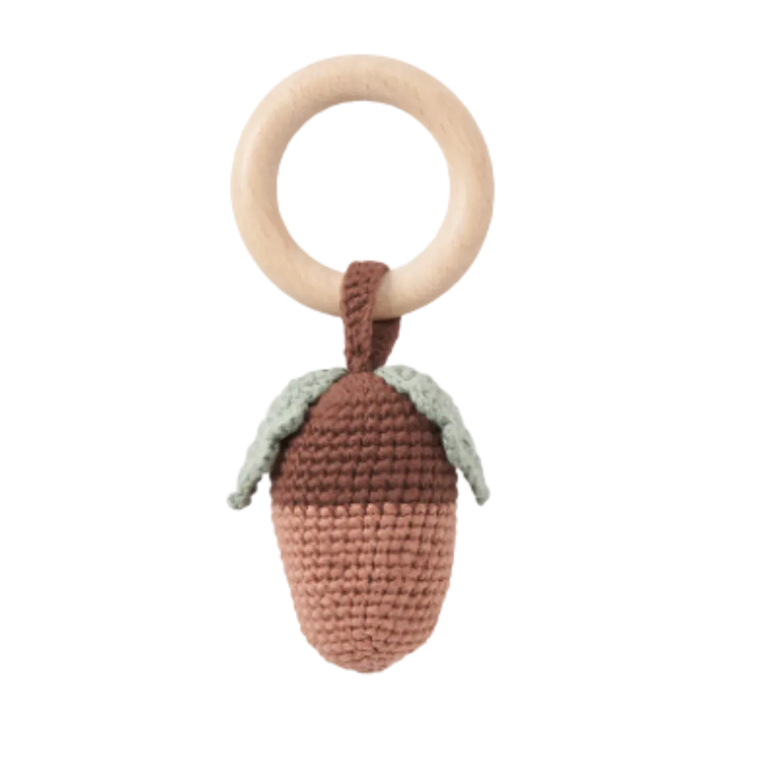 Acorn Ring Rattle