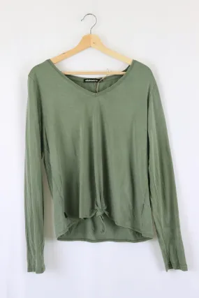 All About Eve Olive Longsleeve Top 10