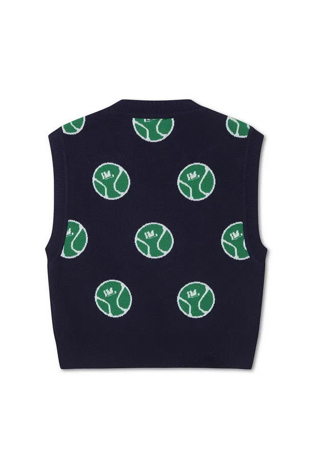 Allover Graphic Knit Vest (for women)