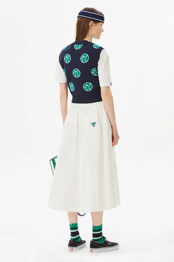 Allover Graphic Knit Vest (for women)