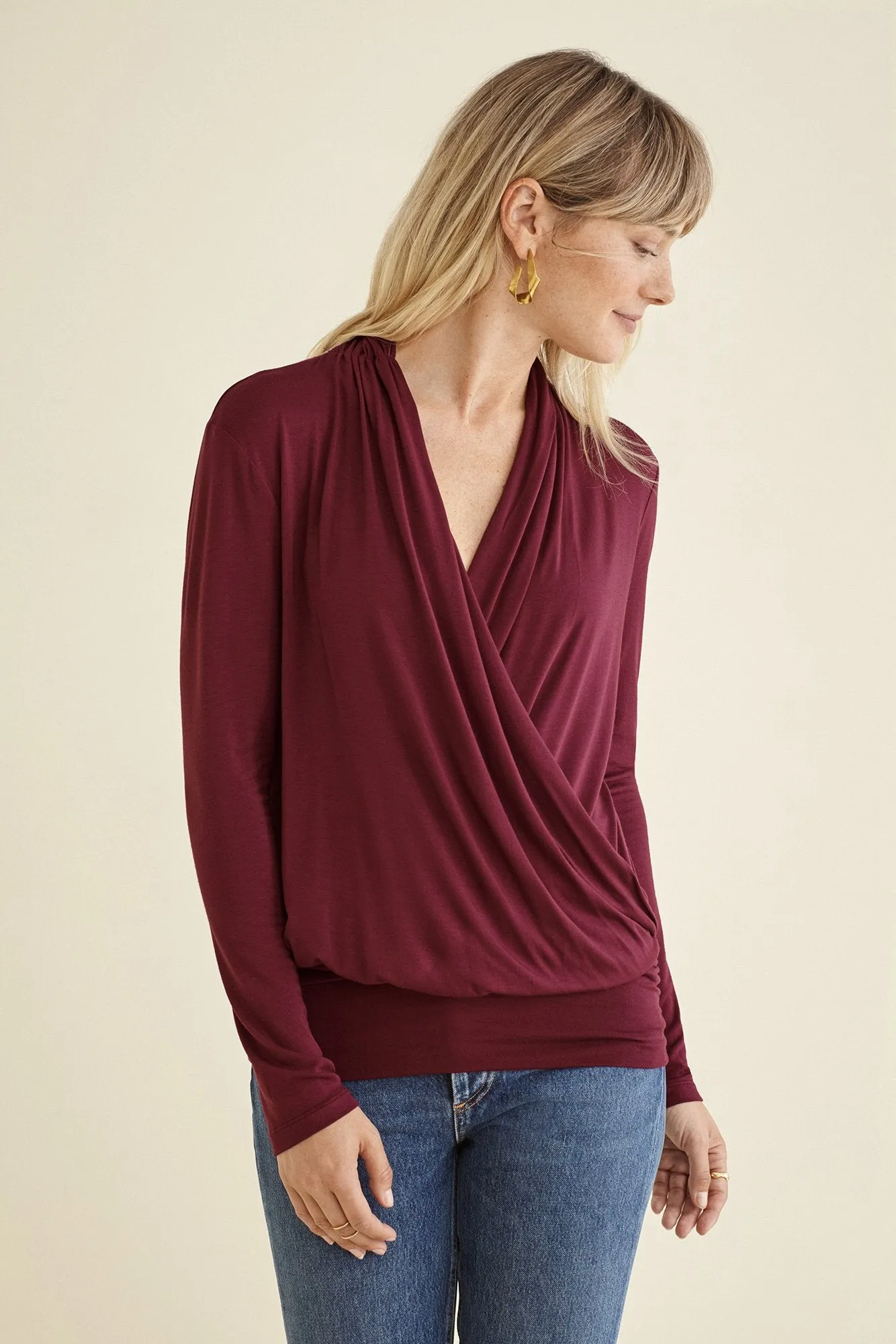 Angela Surplice Top