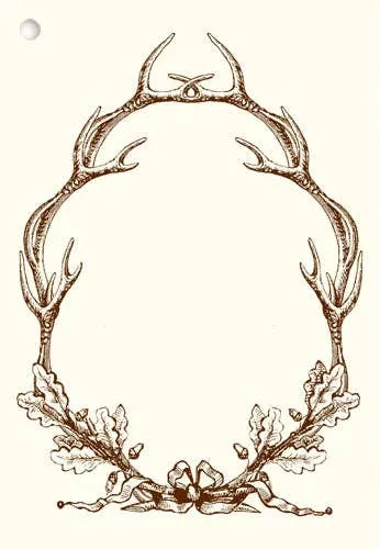 Antler Wreathe Gift Tags