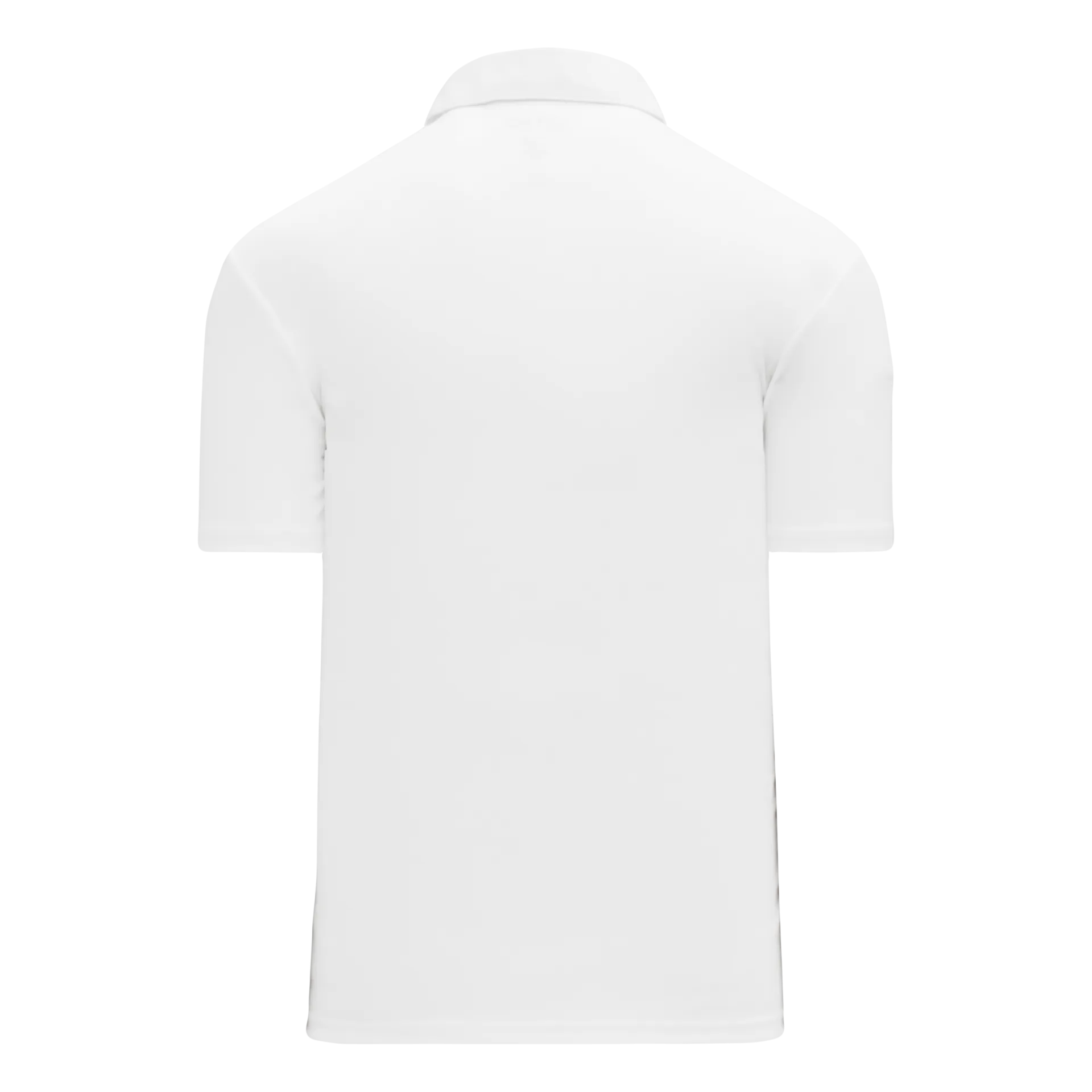 Athletic Knit (AK) A1810M-000 Mens White Short Sleeve Polo Shirt