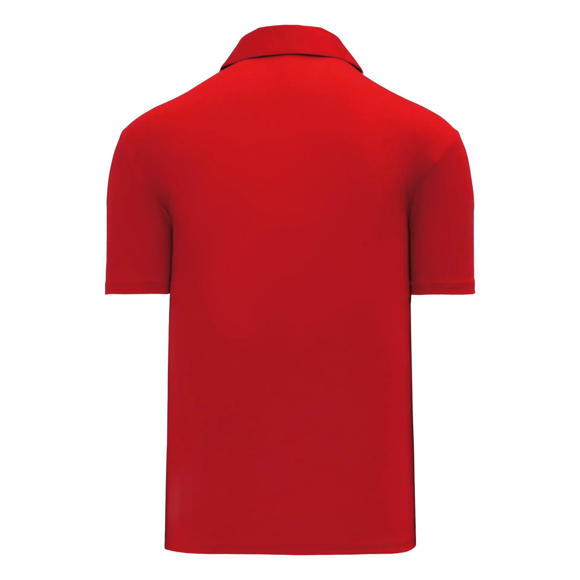 Athletic Knit (AK) A1810M-005 Mens Red Short Sleeve Polo Shirt