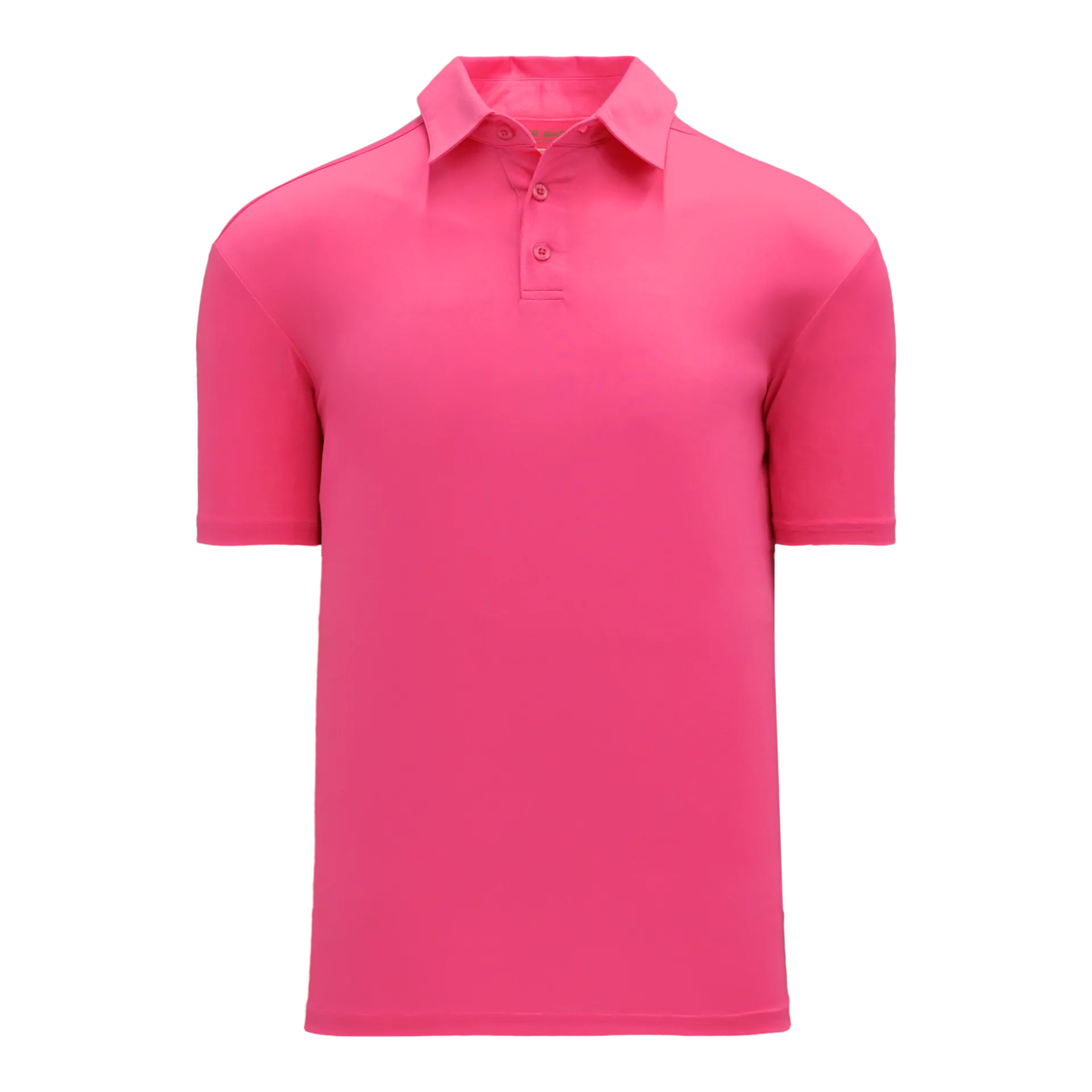 Athletic Knit (AK) A1810M-014 Pink Mens Short Sleeve Polo Shirt