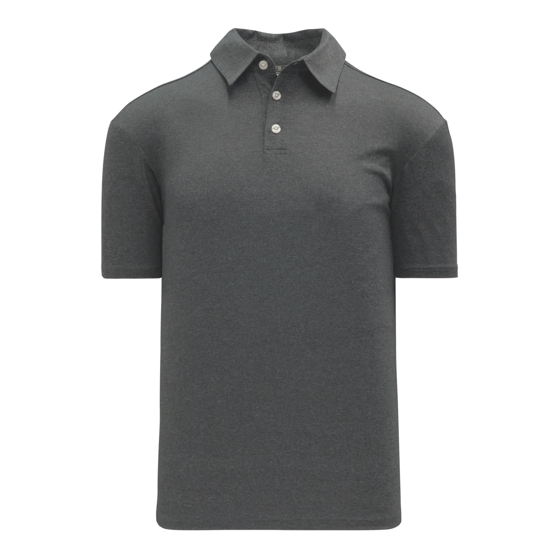 Athletic Knit (AK) A1810M-021 Mens Charcoal Grey Short Sleeve Polo Shirt