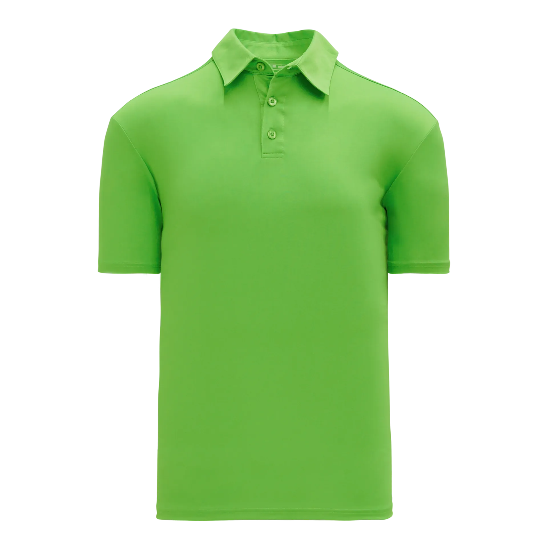 Athletic Knit (AK) A1810M-031 Mens Lime Green Short Sleeve Polo Shirt