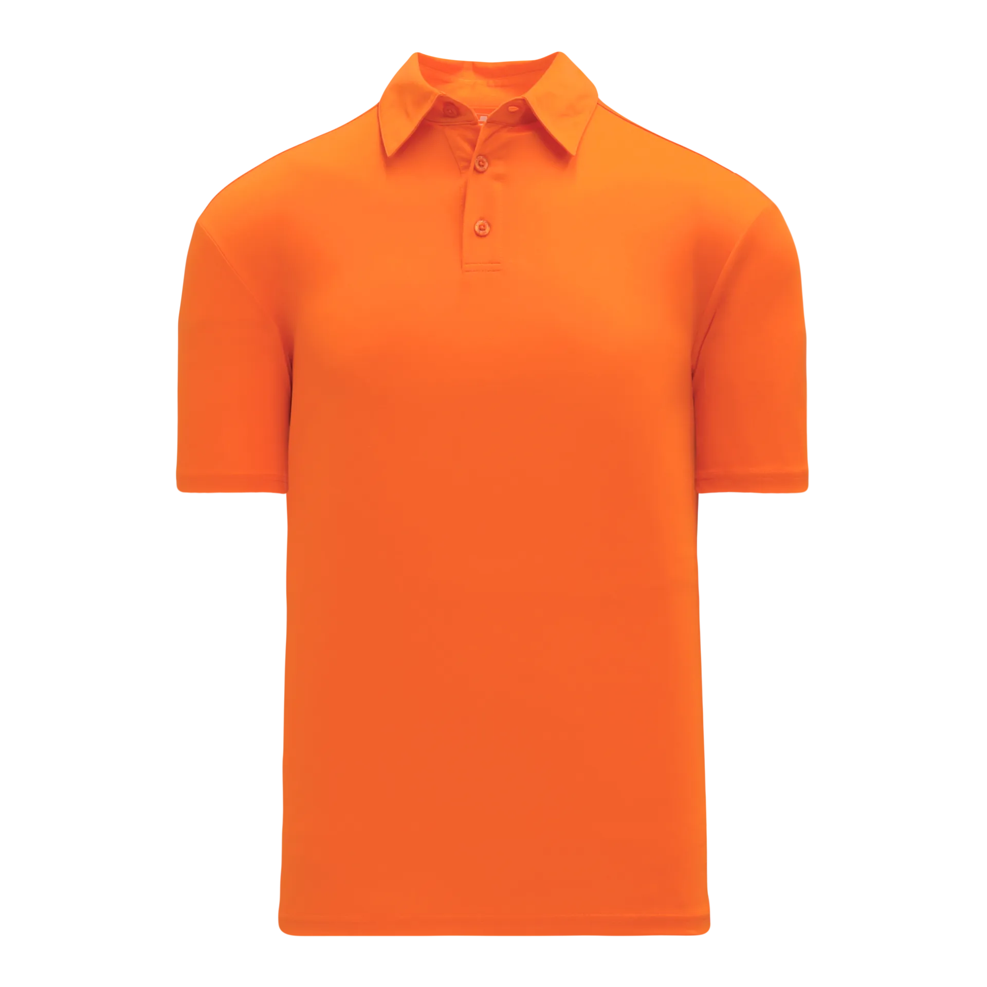 Athletic Knit (AK) A1810M-064 Mens Orange Short Sleeve Polo Shirt
