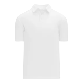 Athletic Knit (AK) A1810Y-000 Youth White Short Sleeve Polo Shirt