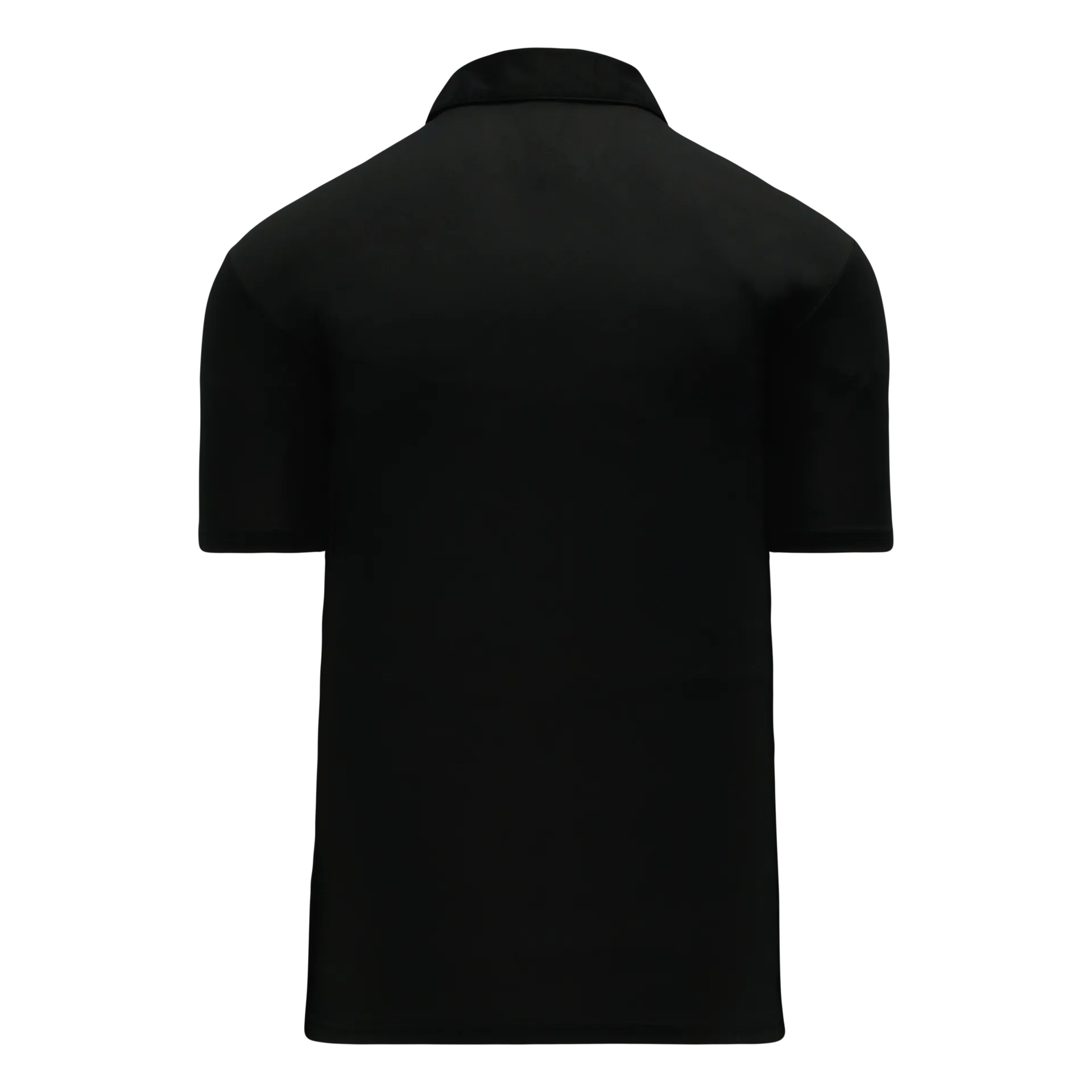 Athletic Knit (AK) A1810Y-001 Youth Black Short Sleeve Polo Shirt