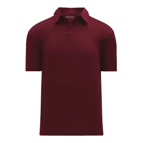 Athletic Knit (AK) A1810Y-009 Youth Maroon Short Sleeve Polo Shirt