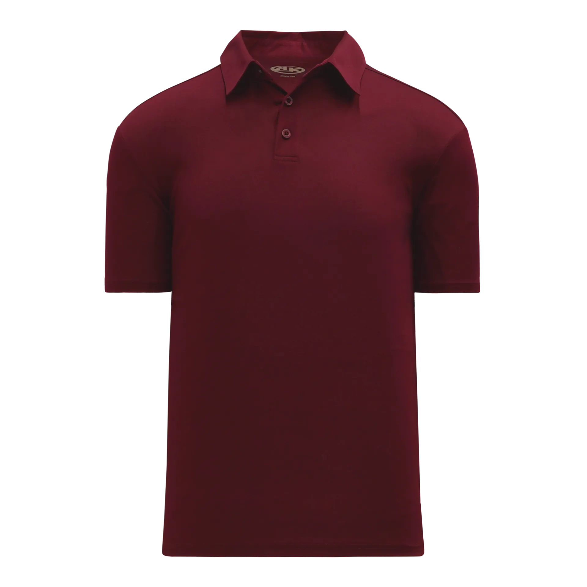Athletic Knit (AK) A1810Y-009 Youth Maroon Short Sleeve Polo Shirt