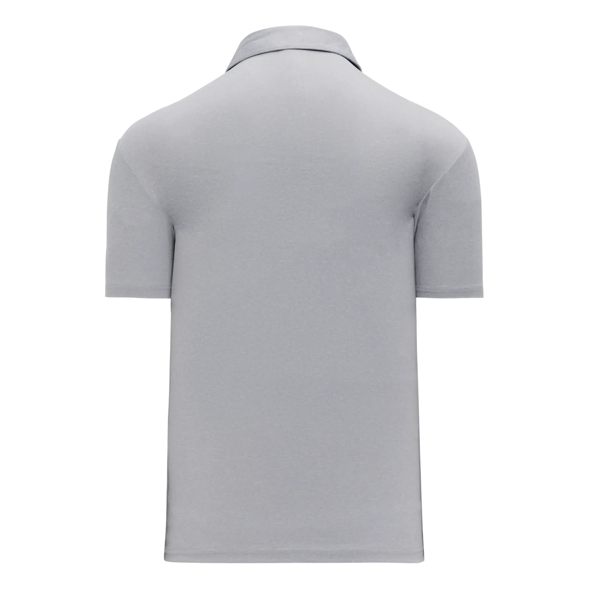 Athletic Knit (AK) A1810Y-020 Youth Heather Grey Short Sleeve Polo Shirt