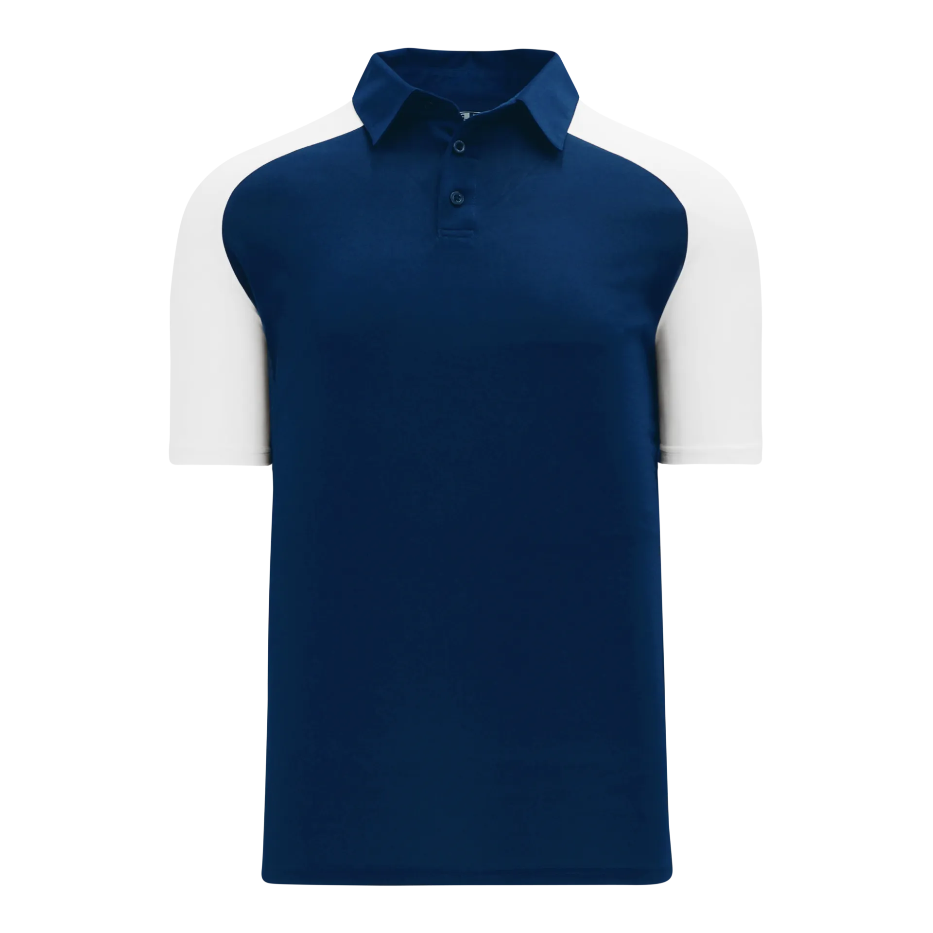 Athletic Knit (AK) A1815Y-216 Youth Navy/White Short Sleeve Polo Shirt