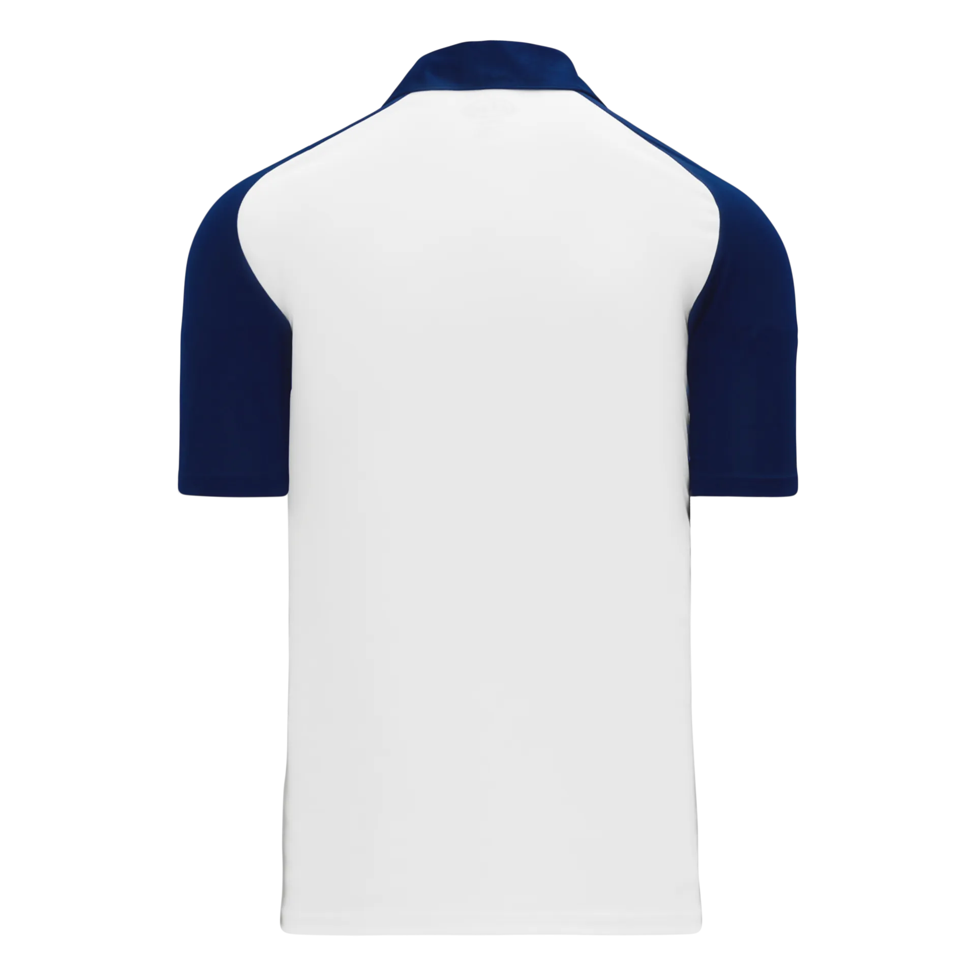 Athletic Knit (AK) A1815Y-217 Youth White/Navy Short Sleeve Polo Shirt
