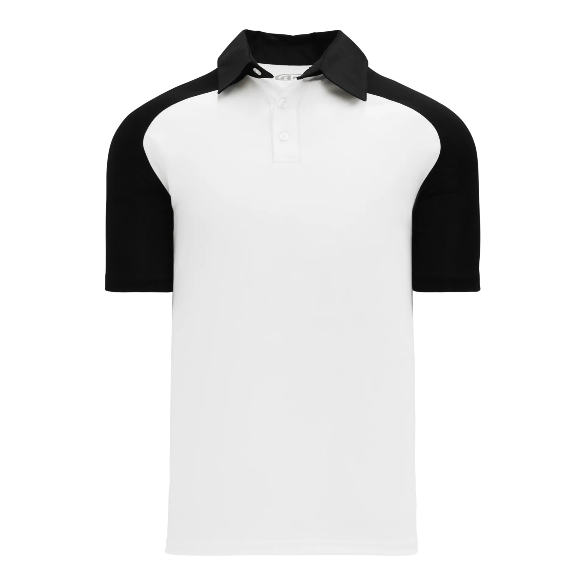 Athletic Knit (AK) A1815Y-222 Youth White/Black Short Sleeve Polo Shirt