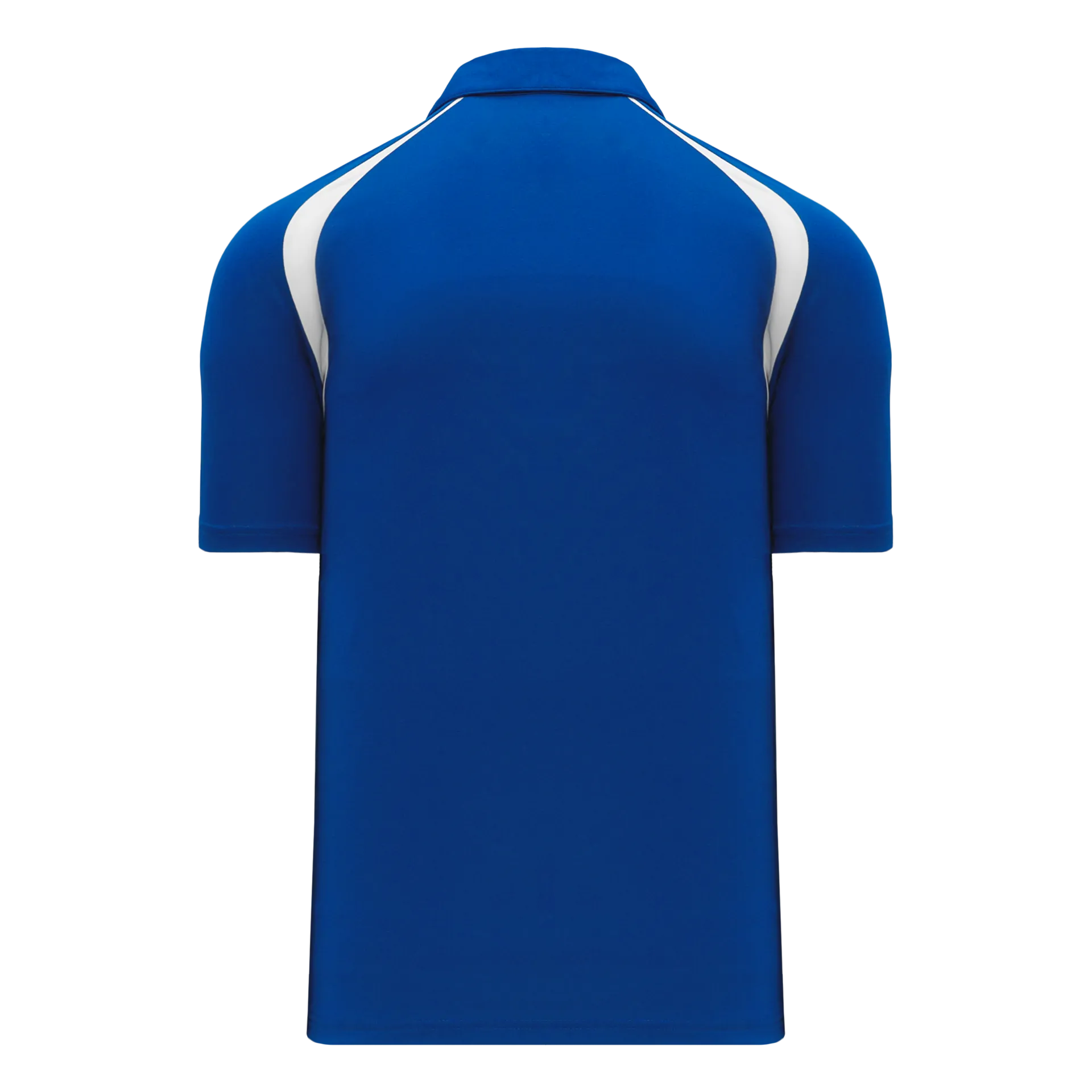 Athletic Knit (AK) A1820A-206 Adult Royal Blue/White Short Sleeve Polo Shirt