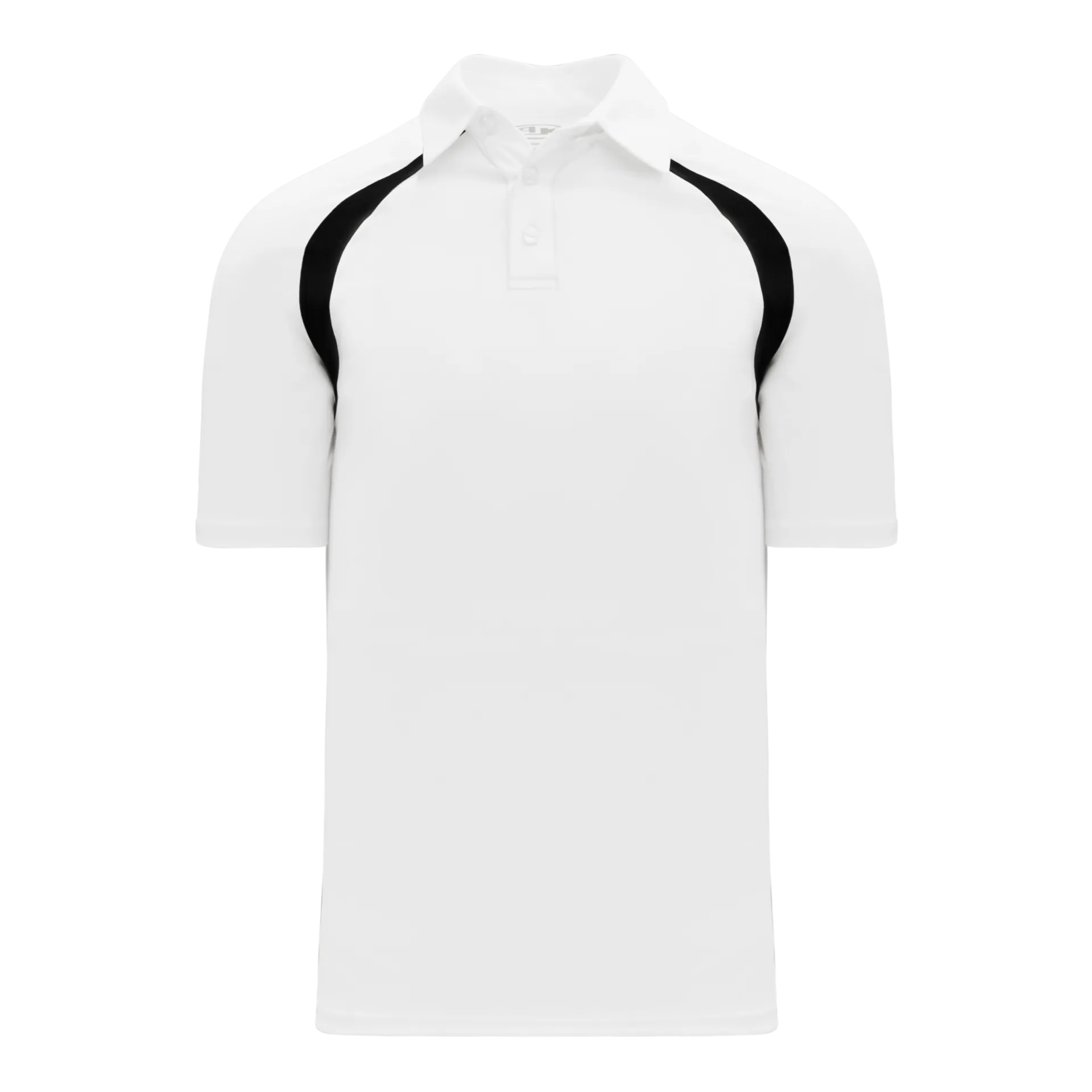 Athletic Knit (AK) A1820Y-222 Youth White/Black Short Sleeve Polo Shirt