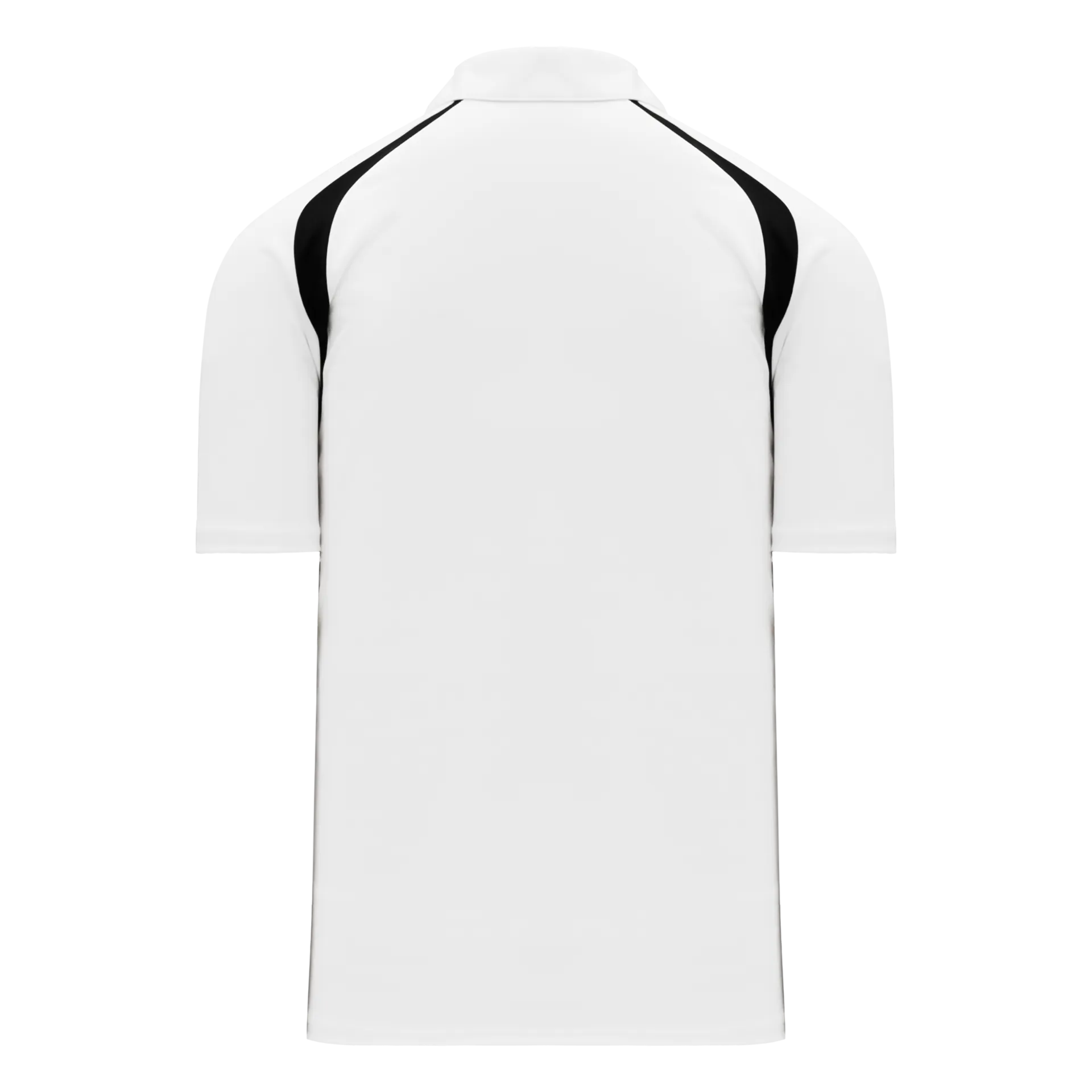 Athletic Knit (AK) A1820Y-222 Youth White/Black Short Sleeve Polo Shirt