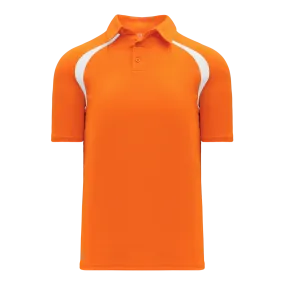 Athletic Knit (AK) A1820Y-238 Youth Orange/White Short Sleeve Polo Shirt