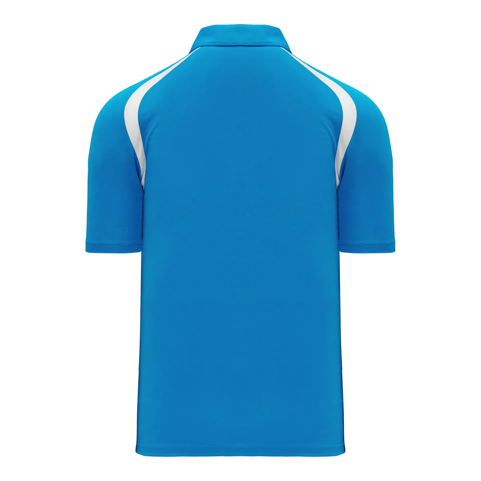 Athletic Knit (AK) A1820Y-289 Youth Pro Blue/White Short Sleeve Polo Shirt