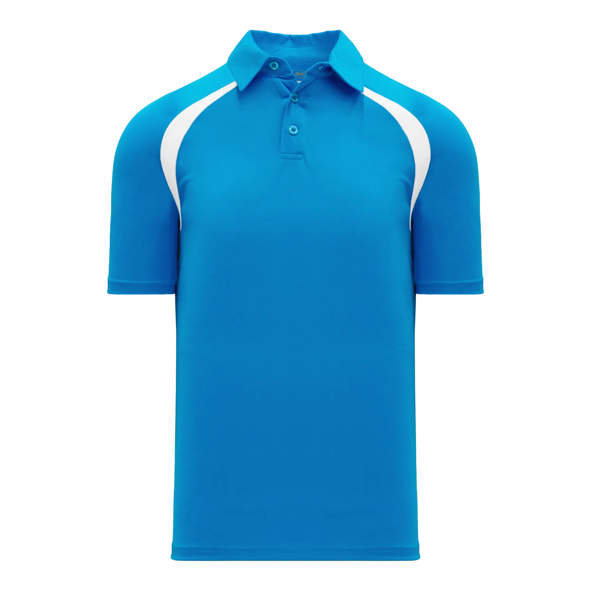 Athletic Knit (AK) A1820Y-289 Youth Pro Blue/White Short Sleeve Polo Shirt