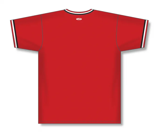 Athletic Knit (AK) BA1333A-414 Anaheim Angels Red Pullover Adult Baseball Jersey