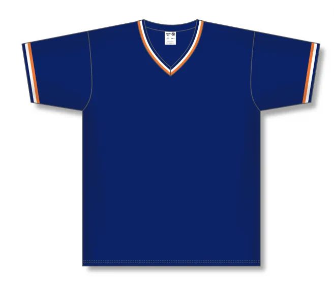 Athletic Knit (AK) BA1333A-465 Houston Astros Navy Pullover Adult Baseball Jersey