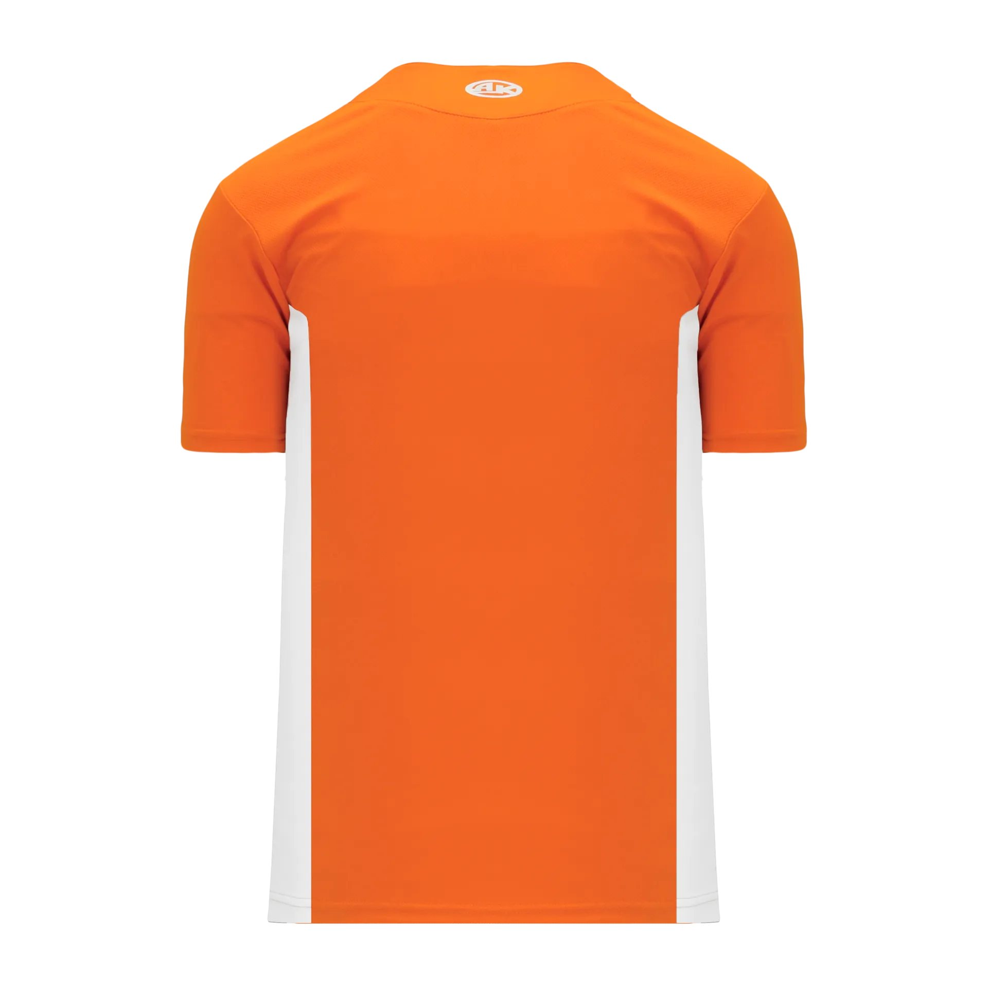 Athletic Knit (AK) BA1343Y-238 Youth Orange/White One-Button Baseball Jersey