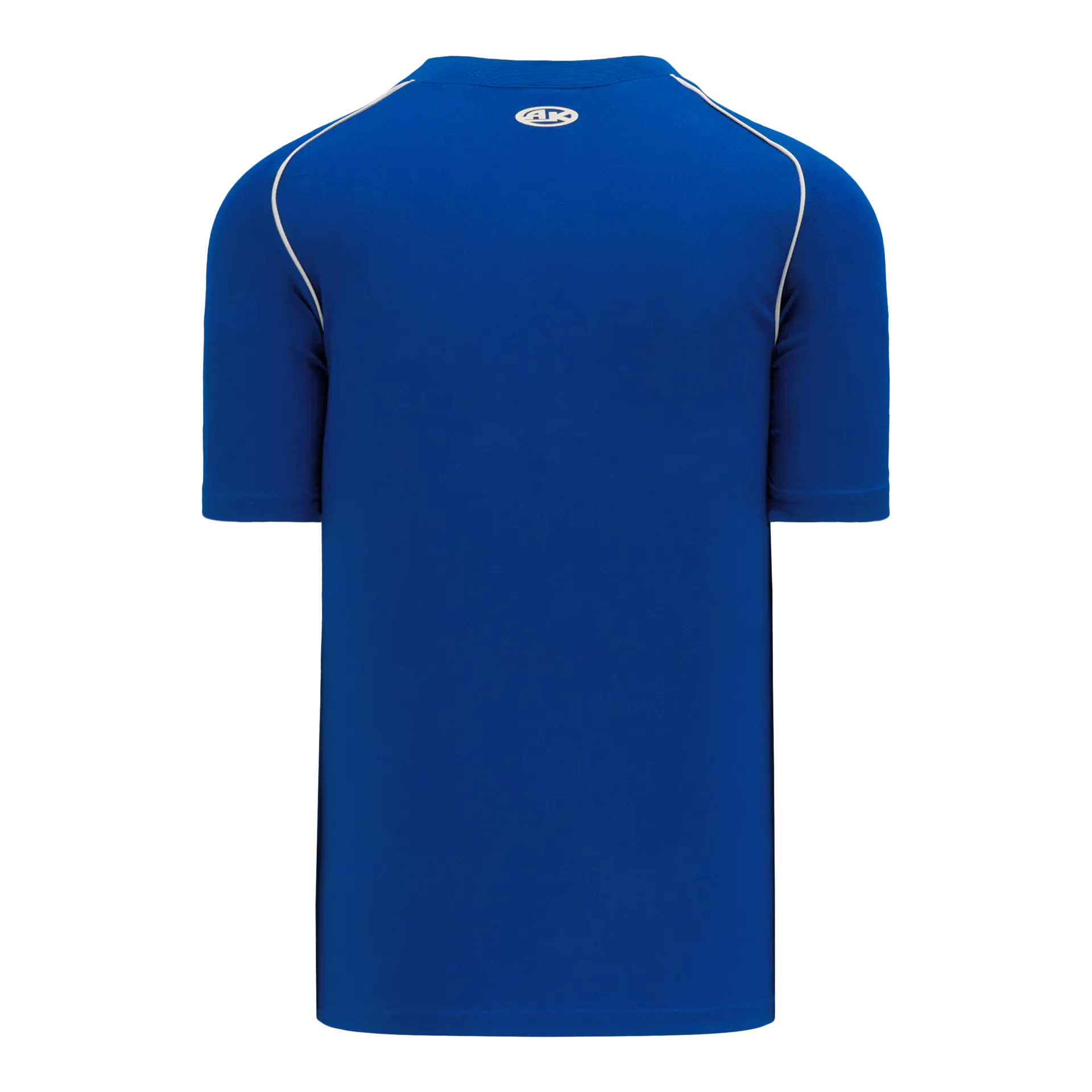 Athletic Knit (AK) BA1344Y-206 Youth Royal Blue/White Two-Button Baseball Jersey