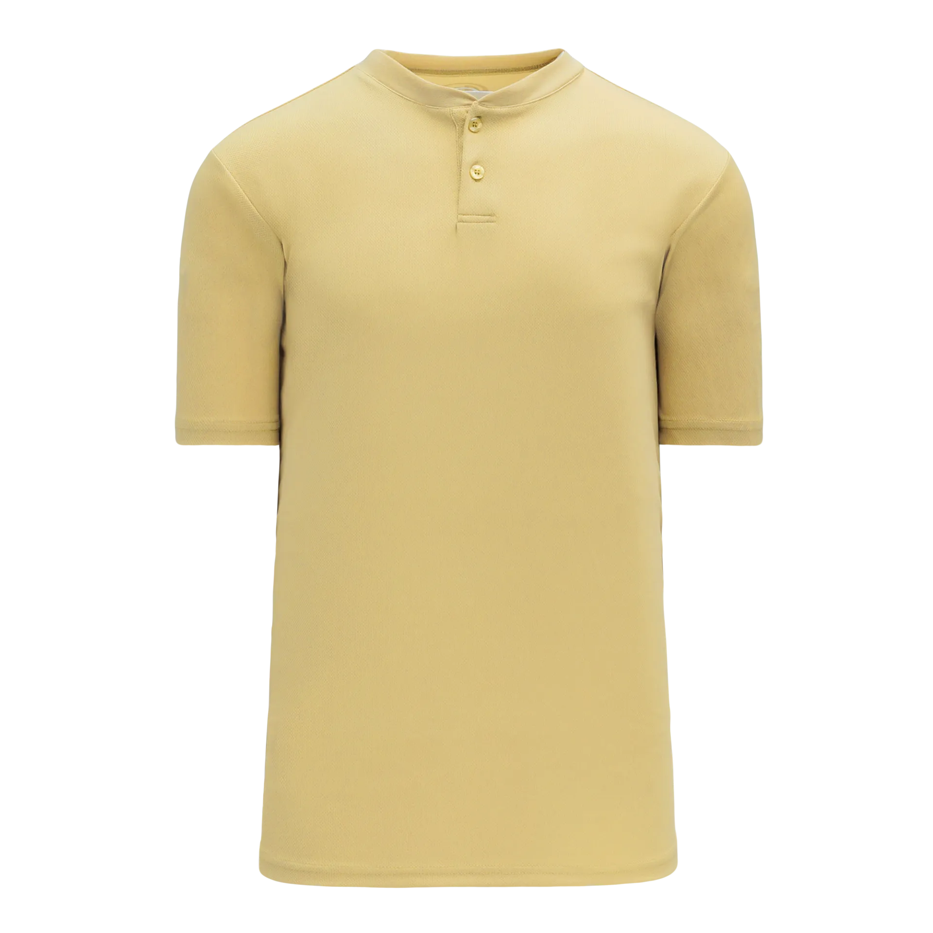 Athletic Knit (AK) BA1347A-008 Adult Vegas Gold Two-Button Baseball Jersey