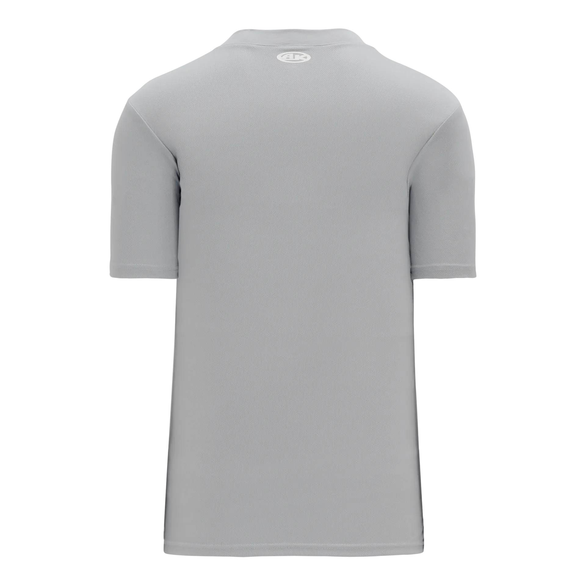 Athletic Knit (AK) BA1347A-012 Adult Grey Two-Button Baseball Jersey