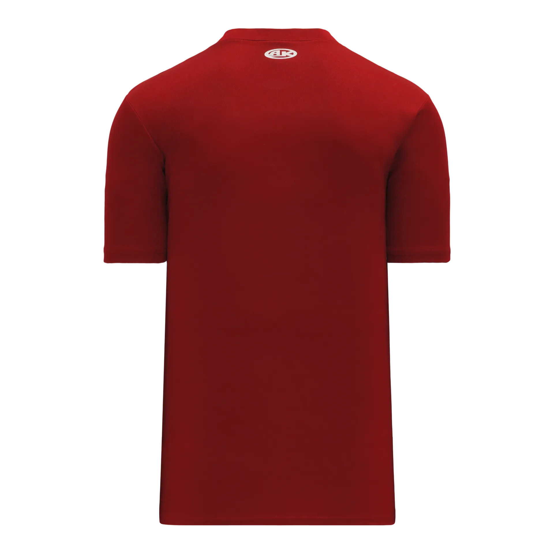 Athletic Knit (AK) BA1347A-013 Adult AV Red Two-Button Baseball Jersey