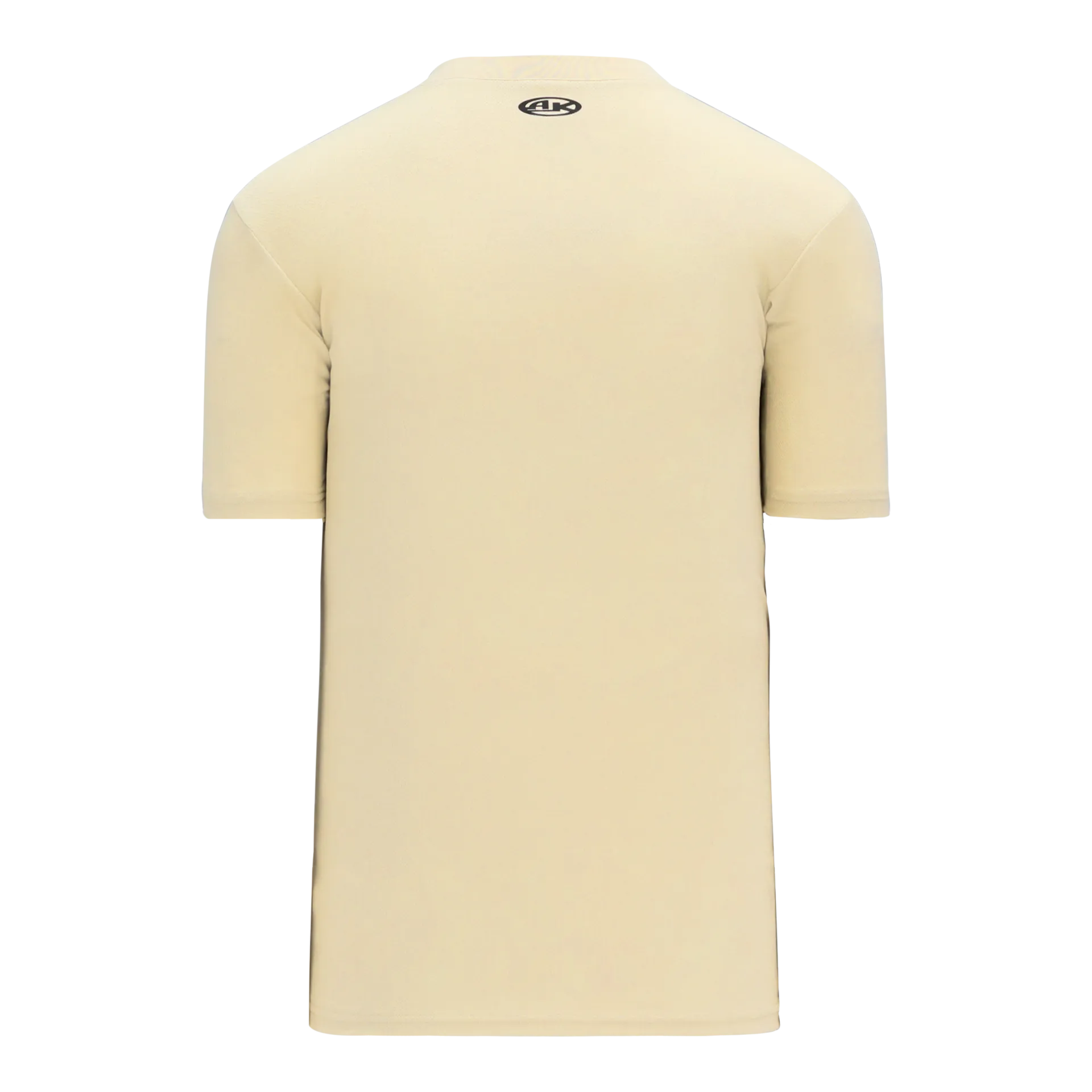 Athletic Knit (AK) BA1347A-048 Adult Sand Two-Button Baseball Jersey