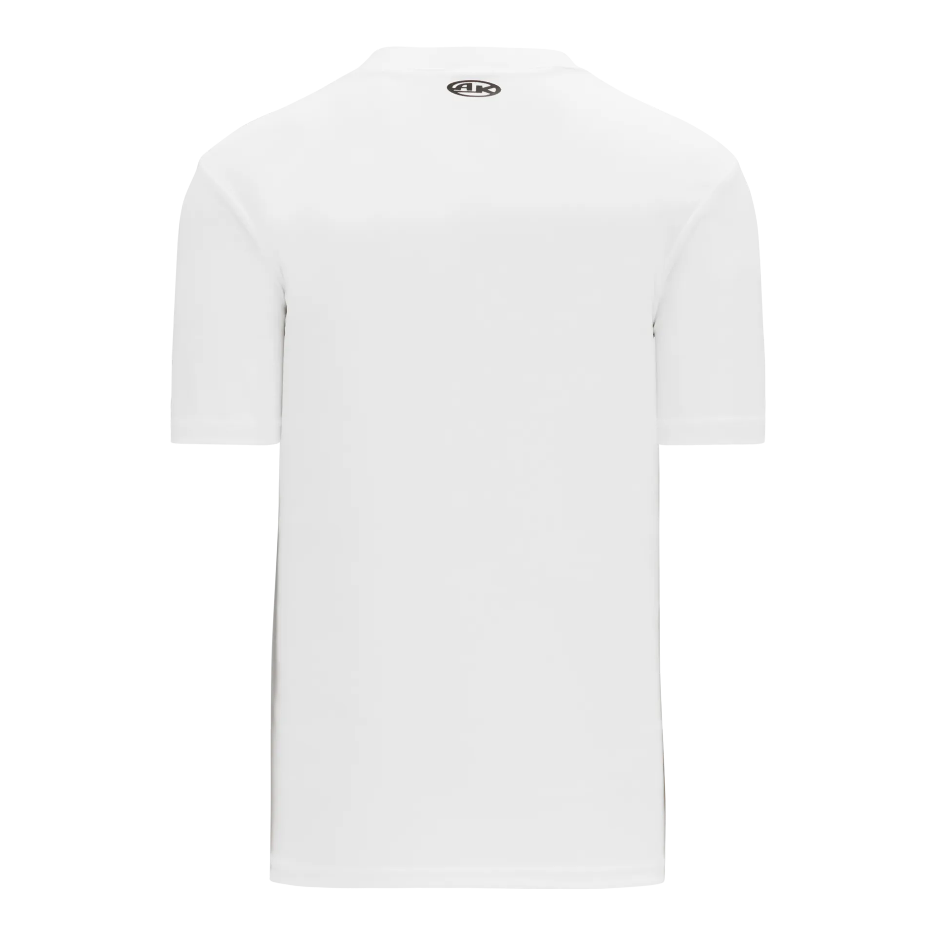 Athletic Knit (AK) BA1347Y-000 Youth White Two-Button Baseball Jersey