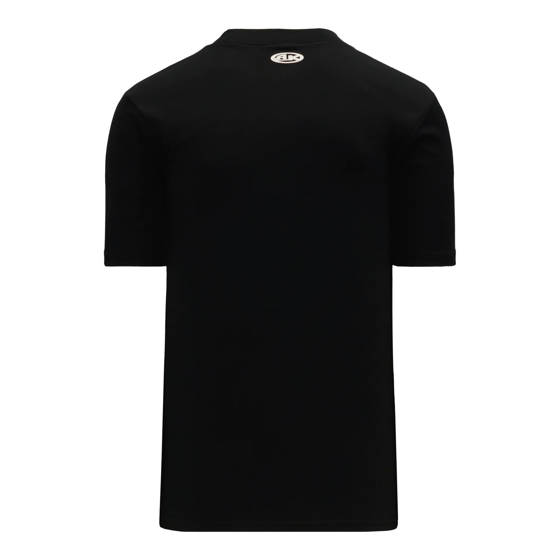 Athletic Knit (AK) BA1347Y-001 Youth Black Two-Button Baseball Jersey