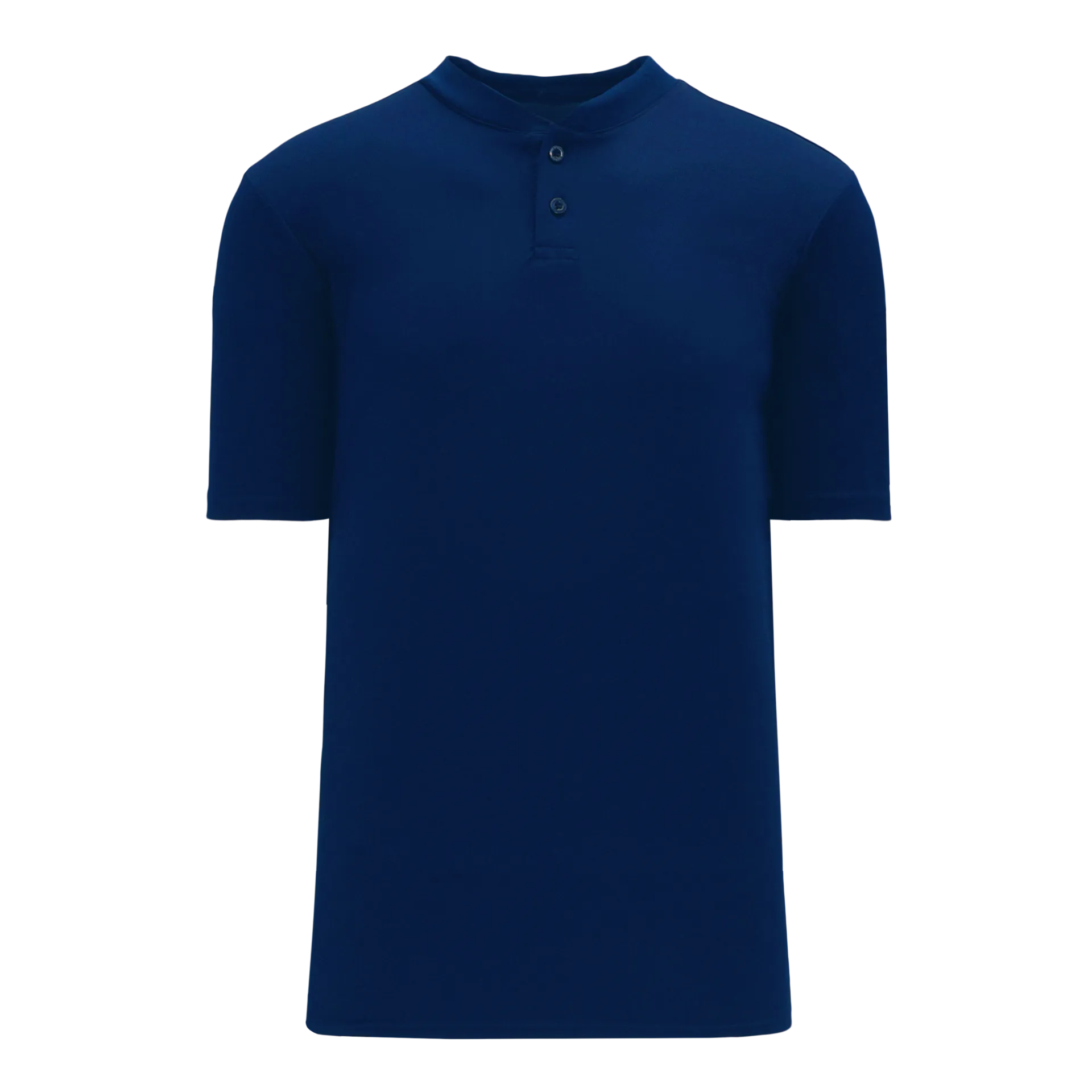 Athletic Knit (AK) BA1347Y-004 Youth Navy Two-Button Baseball Jersey