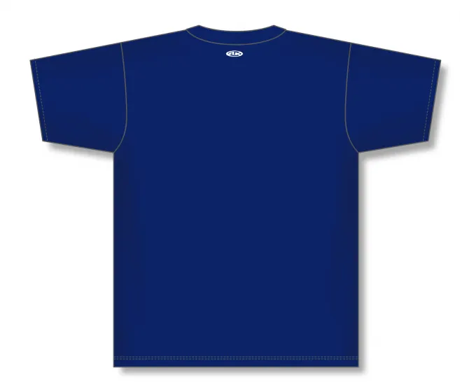 Athletic Knit (AK) BA1347Y-004 Youth Navy Two-Button Baseball Jersey