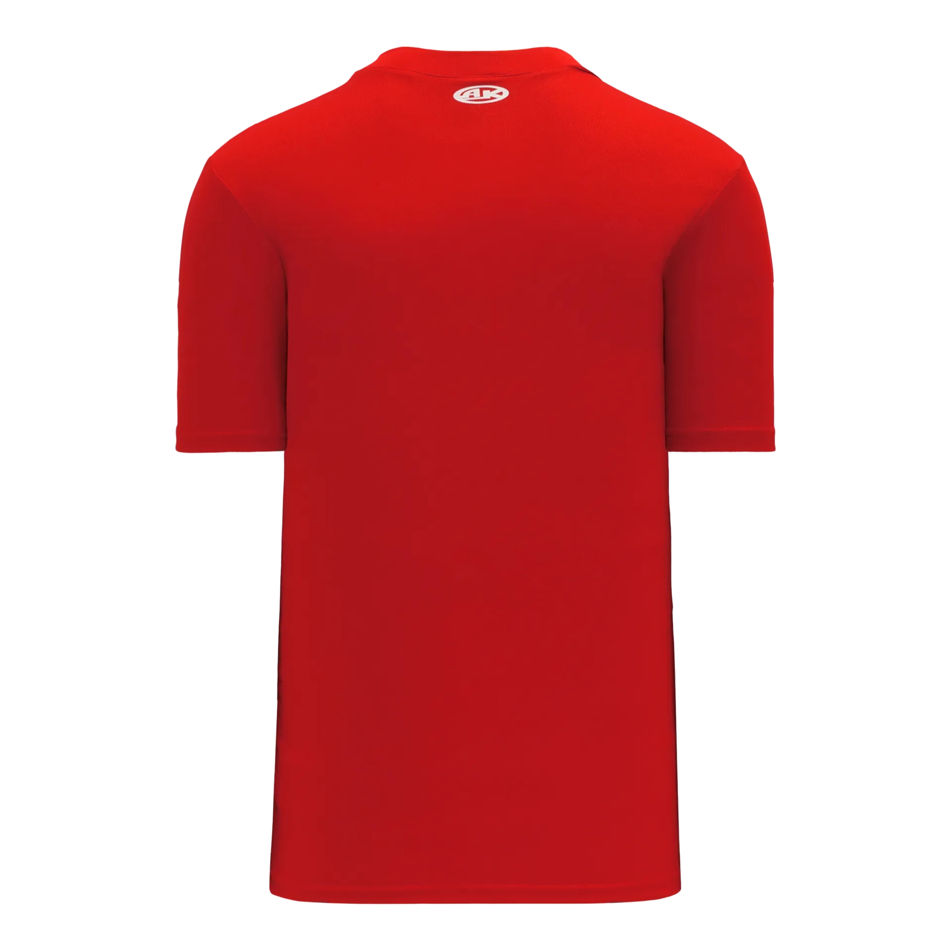 Athletic Knit (AK) BA1347Y-005 Youth Red Two-Button Baseball Jersey