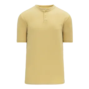 Athletic Knit (AK) BA1347Y-008 Youth Vegas Gold Two-Button Baseball Jersey