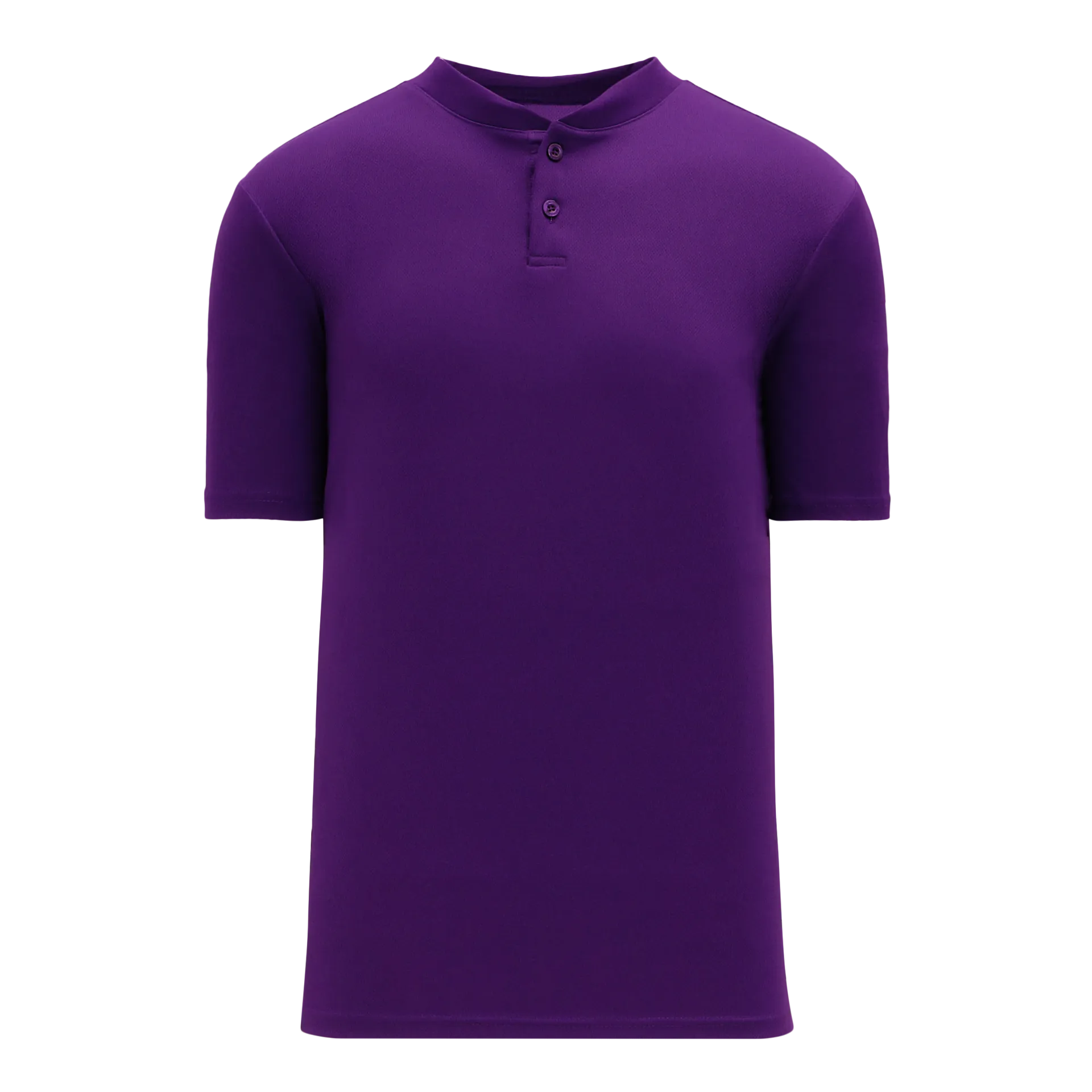 Athletic Knit (AK) BA1347Y-010 Youth Purple Two-Button Baseball Jersey