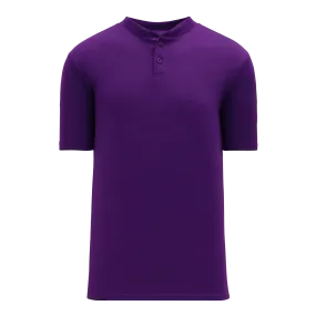 Athletic Knit (AK) BA1347Y-010 Youth Purple Two-Button Baseball Jersey