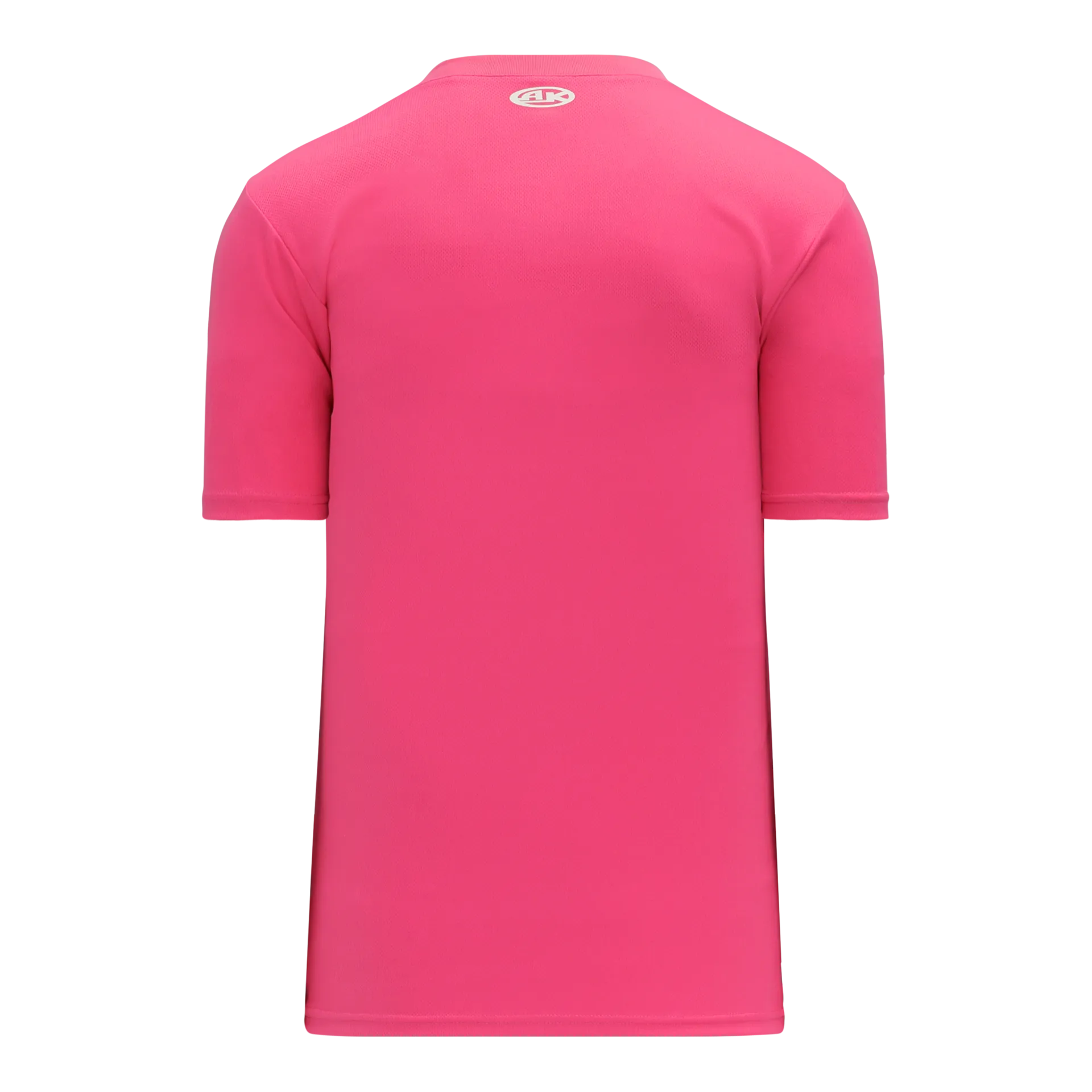 Athletic Knit (AK) BA1347Y-014 Youth Pink Two-Button Baseball Jersey