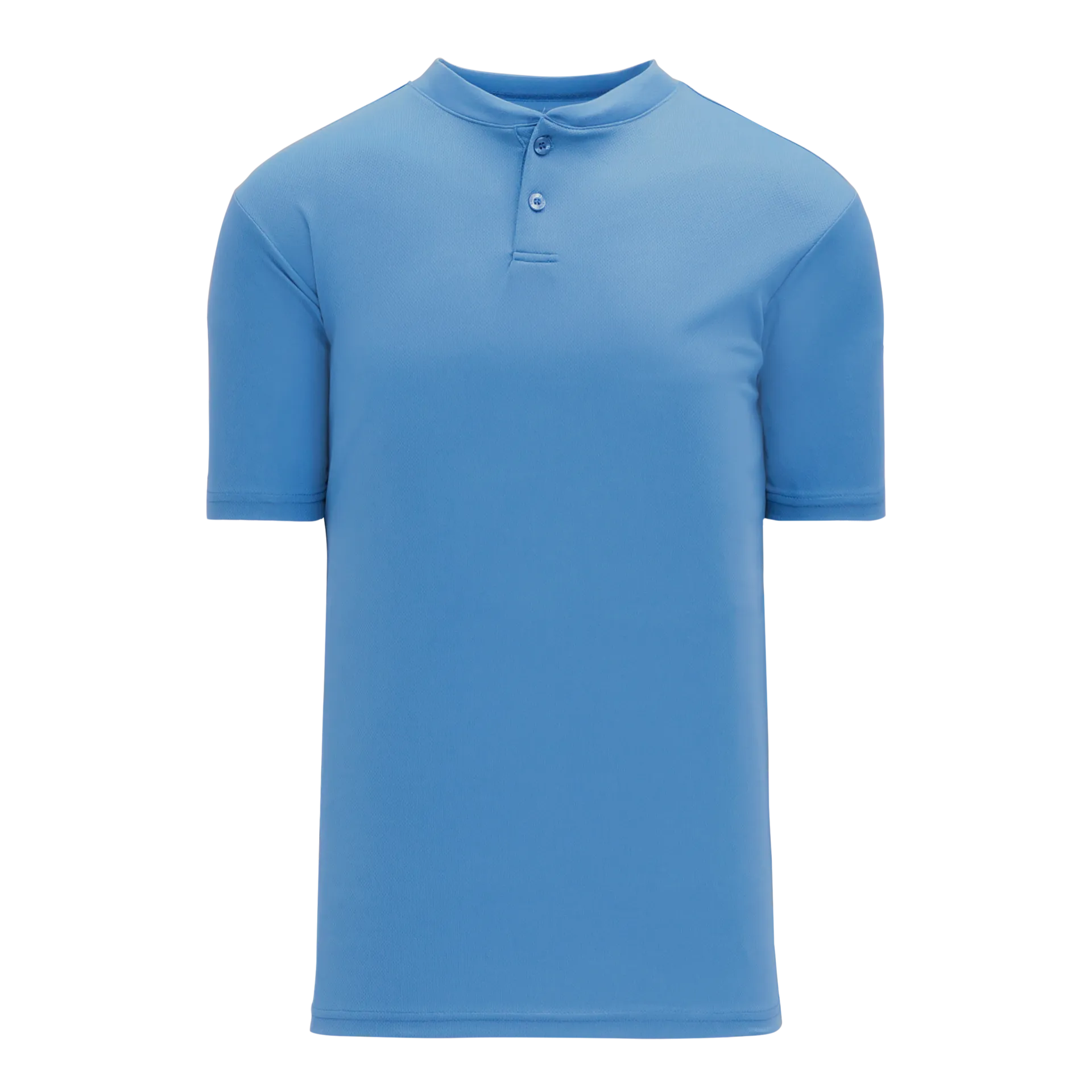 Athletic Knit (AK) BA1347Y-018 Youth Sky Blue Two-Button Baseball Jersey