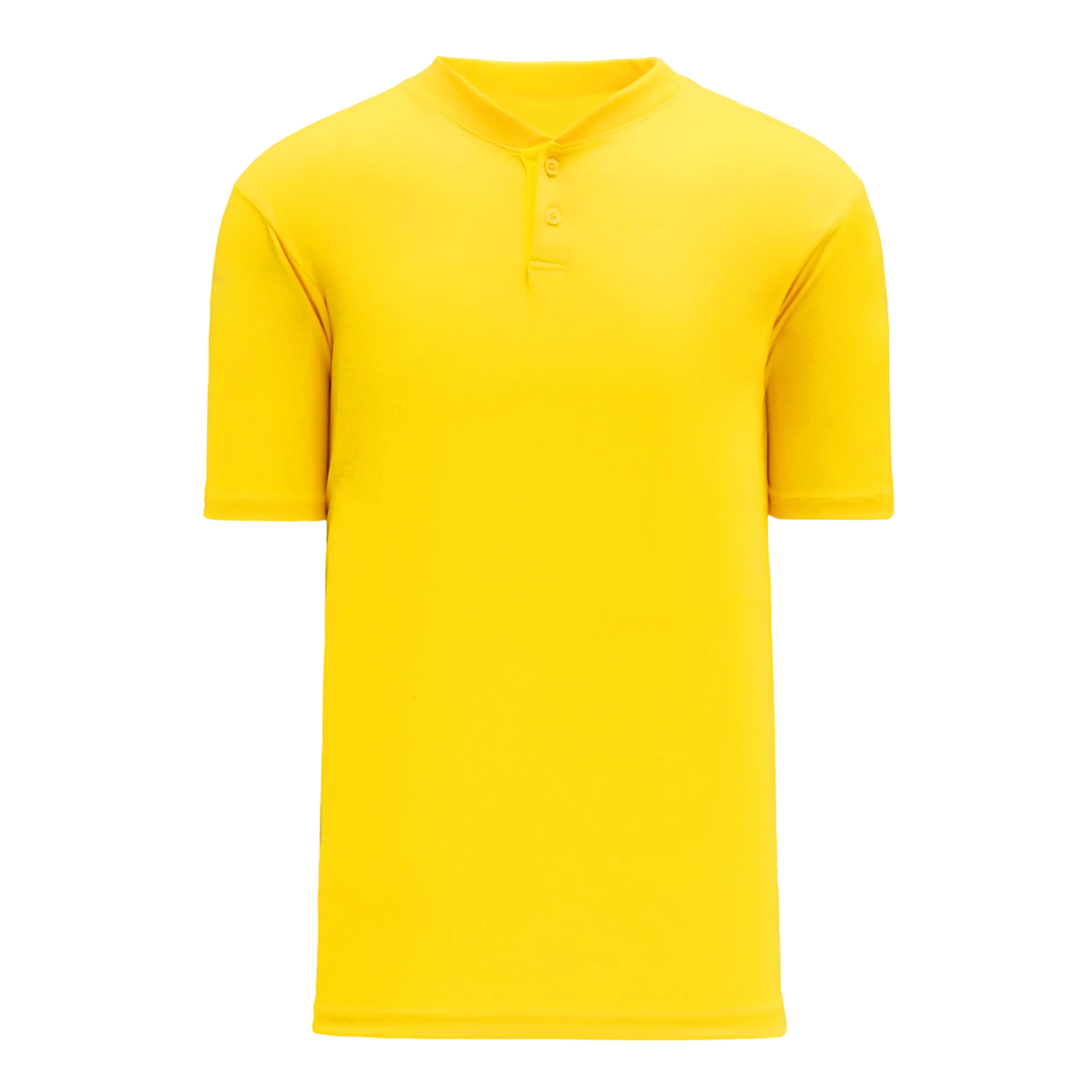 Athletic Knit (AK) BA1347Y-055 Youth Maize Two-Button Baseball Jersey