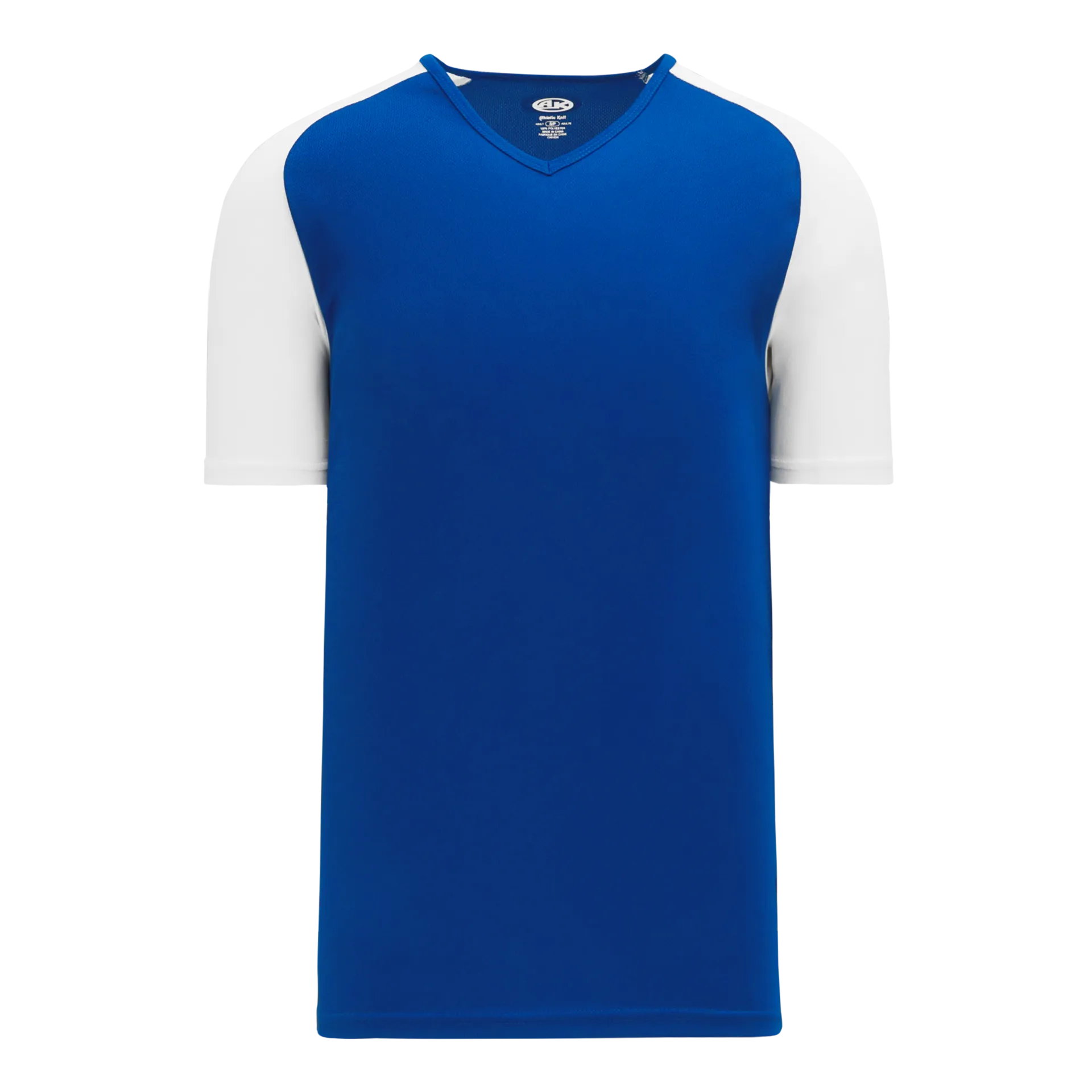 Athletic Knit (AK) BA1375M-206 Mens Royal Blue/White Pullover Baseball Jersey
