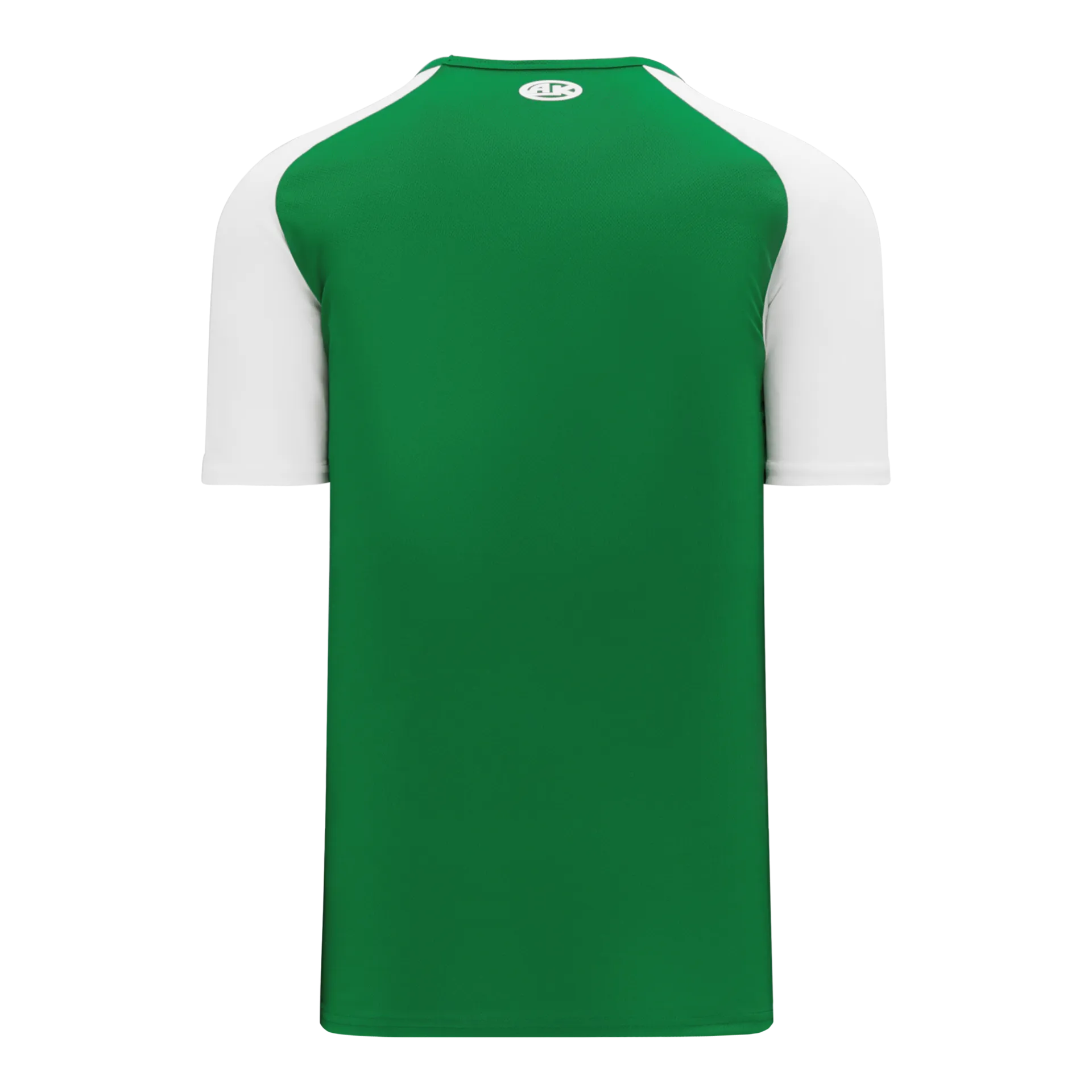 Athletic Knit (AK) BA1375M-210 Mens Kelly Green/White Pullover Baseball Jersey