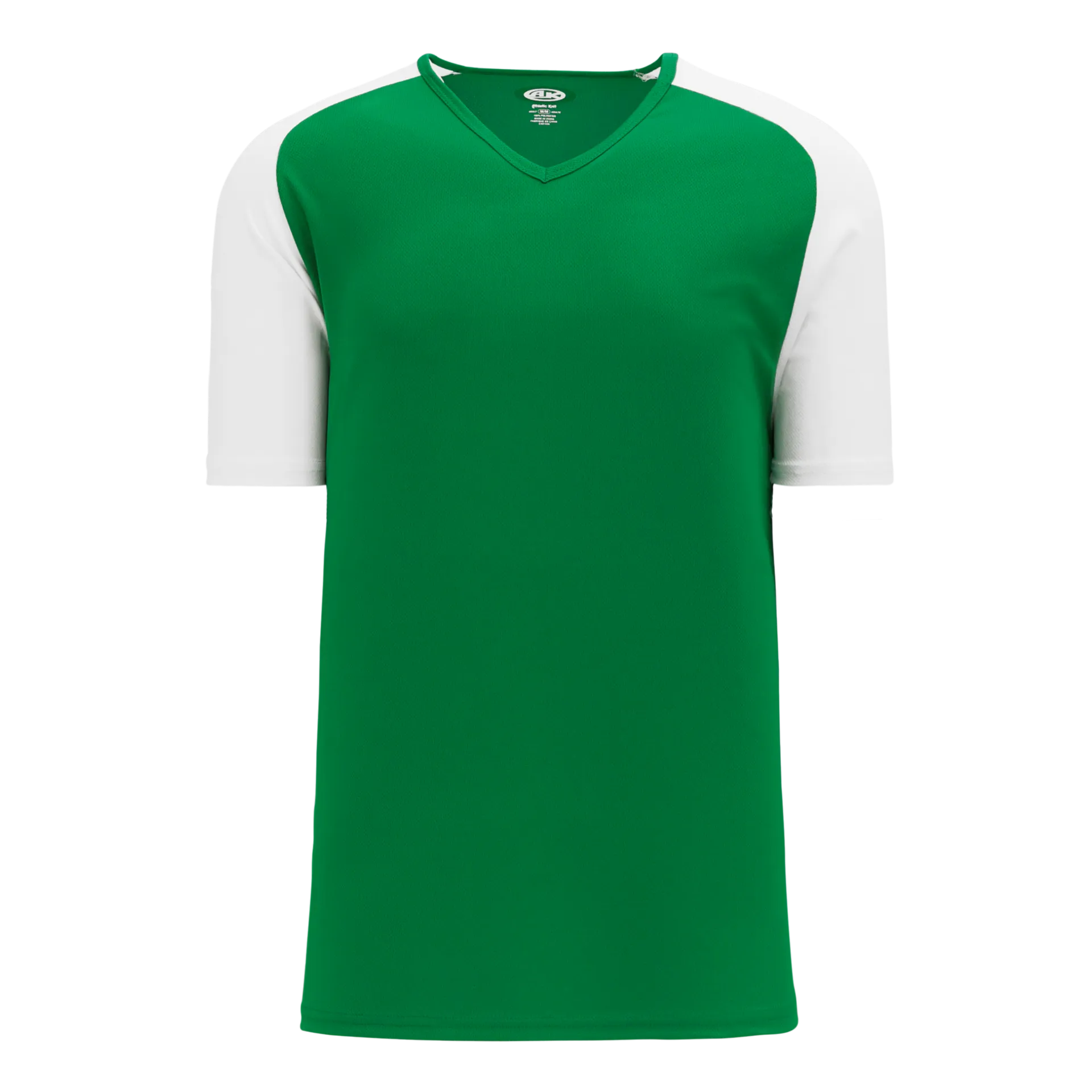 Athletic Knit (AK) BA1375M-210 Mens Kelly Green/White Pullover Baseball Jersey